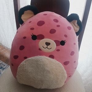 Squishmallow Jalisca Pink and Black Leopard Plush